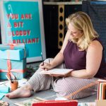 Betsy Benn is a designer of luxury personalised gifts, making everything in-house and sending out about 20,000 gifts per year