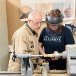 The Small Business Saturday Tour visited Dennis Wake, the owner of Wood Turning Hartlepool, which offers workshops and tools for people to learn the art of wood turning